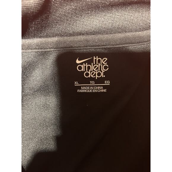 Nike Track Jacket Women’s XL Black Full Zip Mock Neck stretch The Athletic Dept - Picture 3 of 8